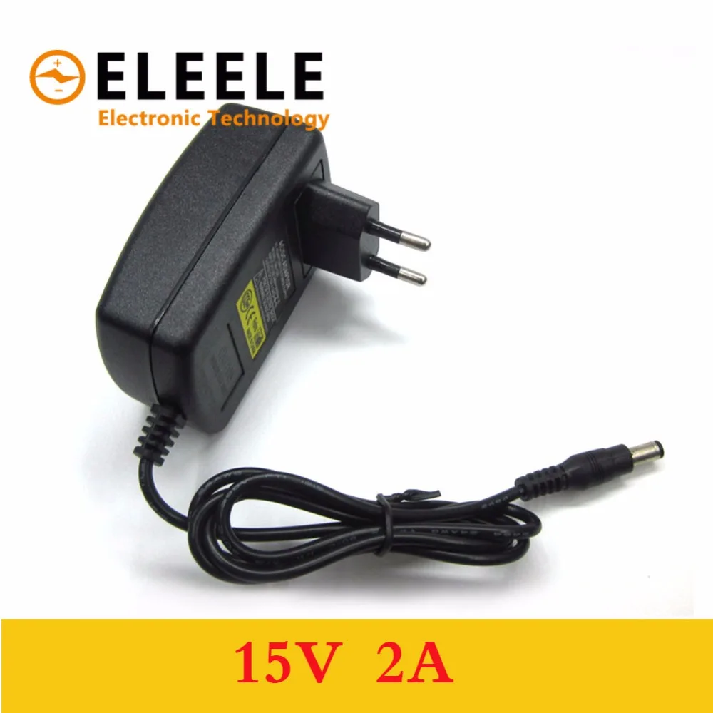 1 шт Высокое качество 15V2A AC 100 V 240 адаптер конвертер DC 15V 2A 2000mA Питание ЕС Штекер 5 мм