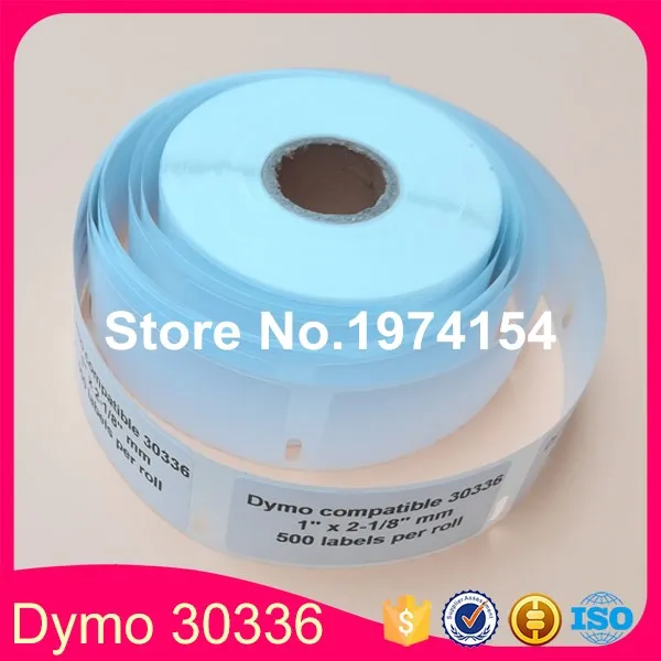 4 x совместимые рулоны Dymo 30336 1 &quotx 2 1/8&quot LabelWriter etiketten (другие продукты: 30252 30324 30256 30323