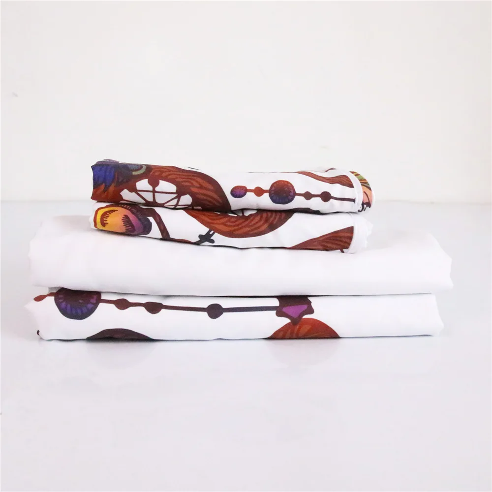 Новинка постельное белье HD 3d индийский Ловец снов черно-белый пододеяльник для