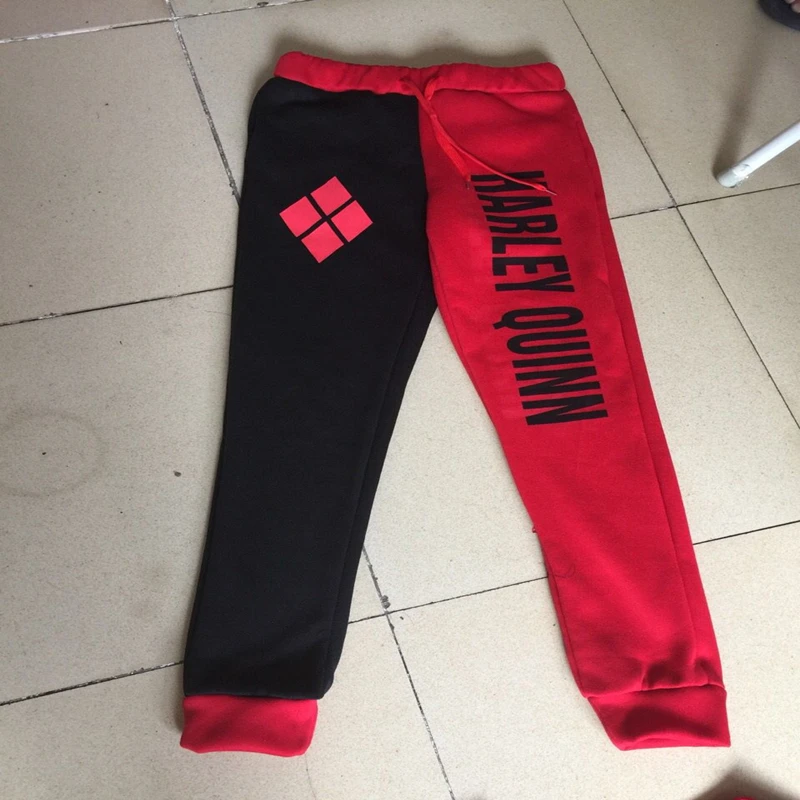 Spot Suicide Team Ms. Harry Quin Cosplay Costume Hoodie Sweatshirt Sports Pants Jogging Fitness Sportswear | Тематическая одежда и