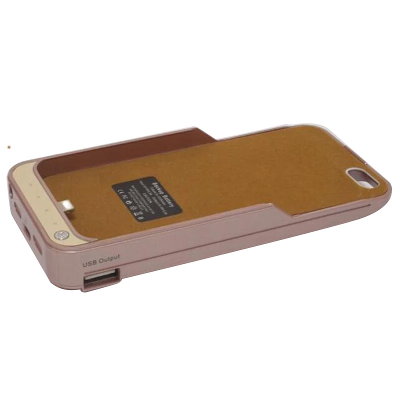 GOLDFOX для iPhone 5 5S SE 4200mAh Внешняя батарея зарядное устройство чехол перезаряжаемая