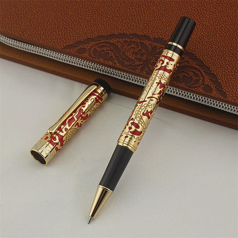 Подарочная ручка Jinhao с рисунком дракона металлические шариковые ручки роскошные