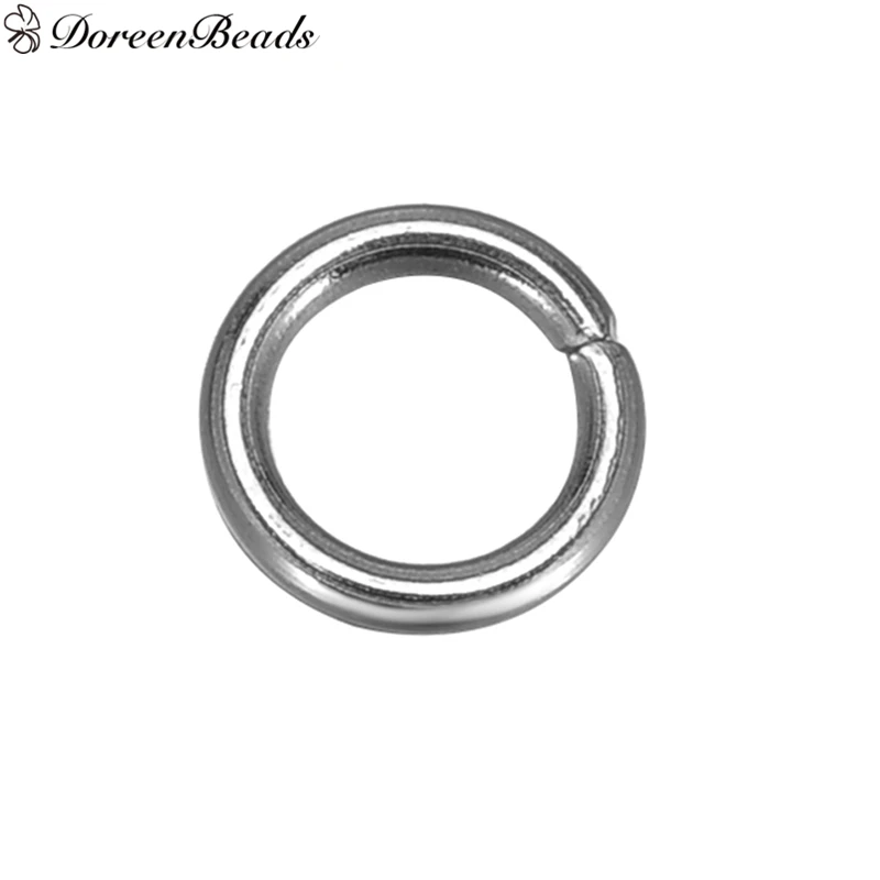 DoreenBeads 500 нержавеющая сталь открытый прыжок кольца 5 мм Диаметр. Результаты(B10269