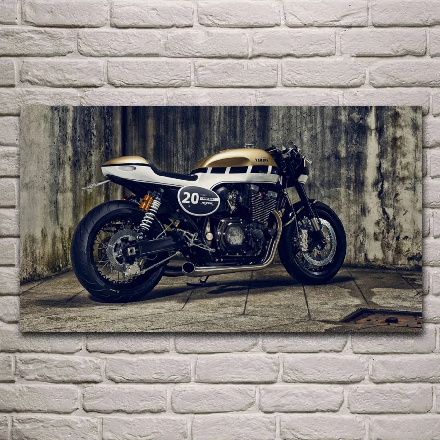 Крутой мотоцикл xjr1300 cafe racer bike Декор для гостиной домашний Настенный декор