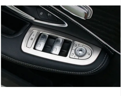 4 шт. накладки на кнопки автомобильного стеклоподъемника Mercedes Benz Аксессуары для