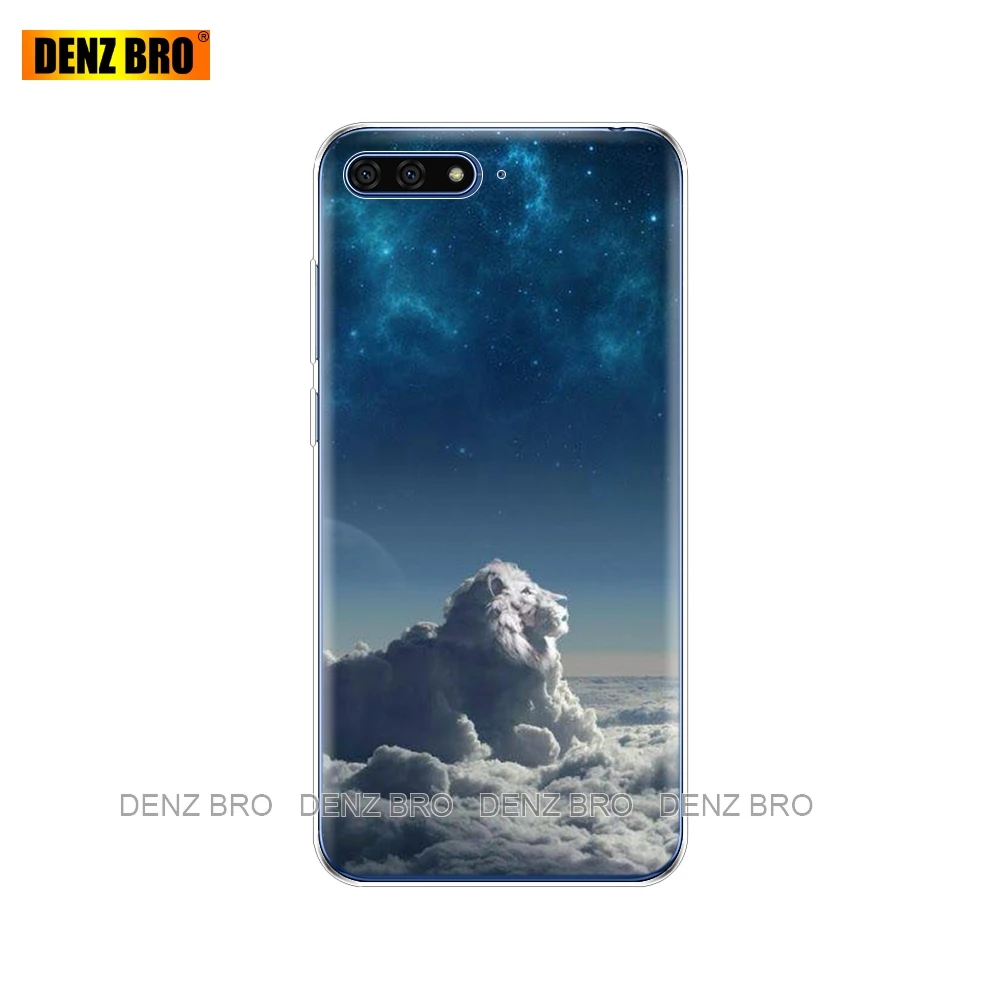 61654 Силиконовый чехол для huawei Y6 чехол 5,7 дюймов Atu-L21 телефон для huawei Y6 Prime Защитный Мягкий ТПУ чехол бампер - Цвет: 61654