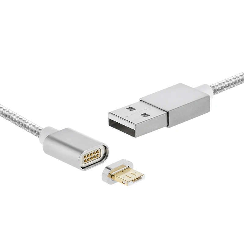Moveski M3 2 в 1 Магнитный зарядный кабель darrint Lighting и Micro USB для синхронизации с