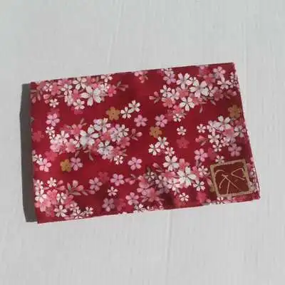 Men Women Children handkerchief furoshiki cotton /Japanese style sakura printed 35cm/Many uses - Цвет: 4