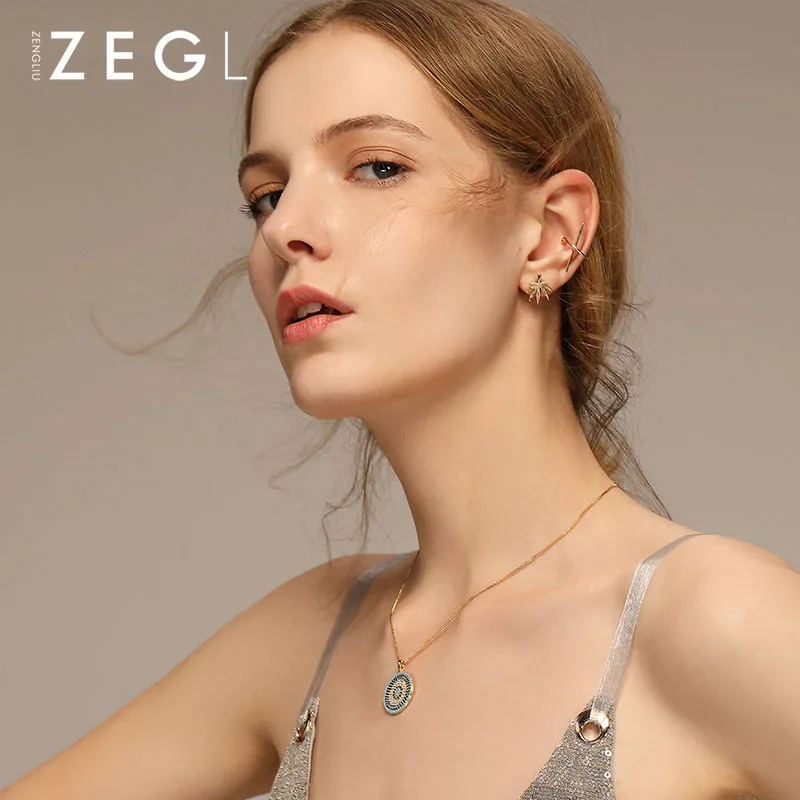 ZEGL wild clothes accessories necklace Female clavicle chain short paragraph simple collar jewelry | Украшения и аксессуары