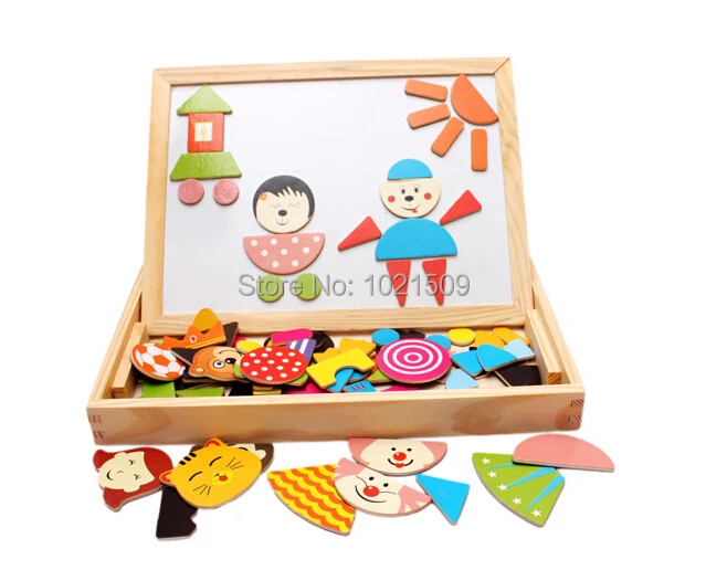 Free shipping Learning&ampEducational Magnetic Jigsaw Puzzle Children's Toy | Игрушки и хобби