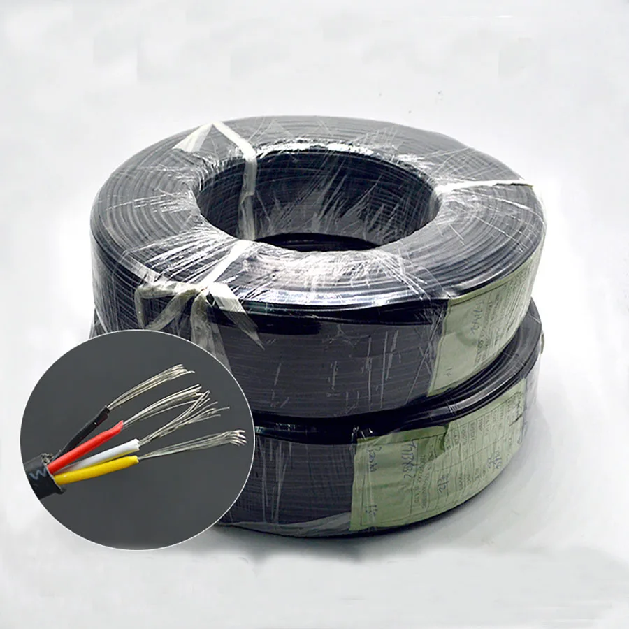 EClyxun 10 метров ПВХ кабель куртка UL2464 2C/3C/4C/5C 24AWG многожильный луженый медный провод