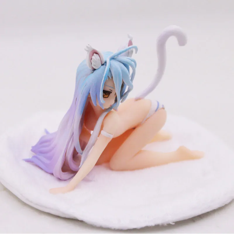 Otaku LOVE NO GAME LIFE Cat VER. Бикини Shiro ver. Мультфильм Сексуальные Девушки ПВХ аниме