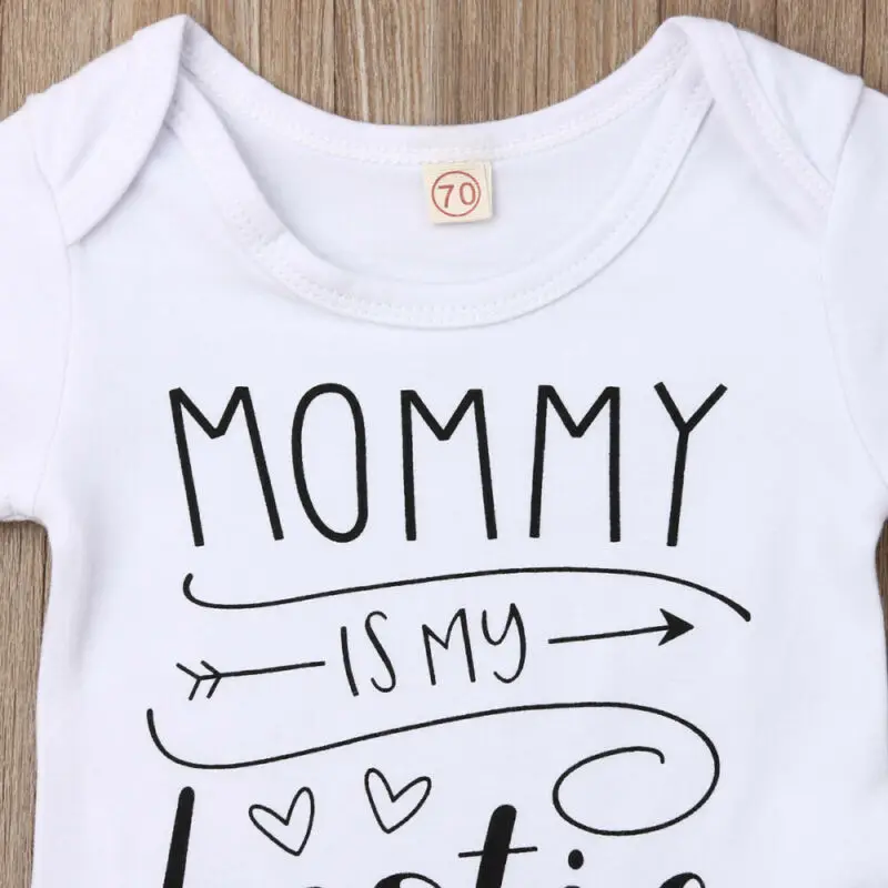 2019 Newborn Infant Toddler Baby Boys Girls Bodysuit Short Sleeve Letter Printing Bodysuits Summer Jumpsuit Casual Outfits | Детская