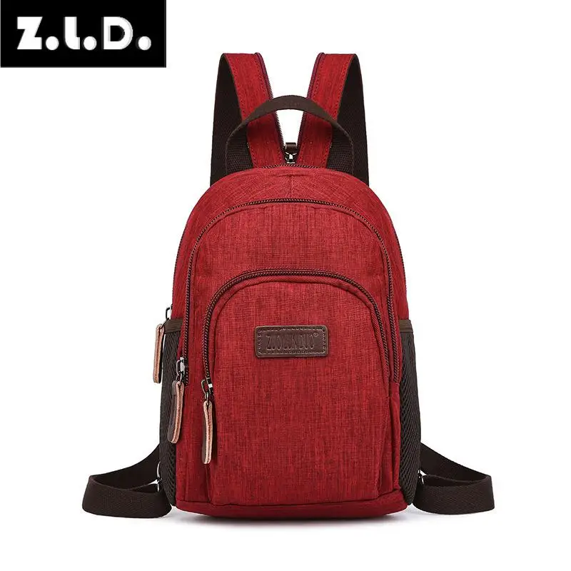 Z.L.D. Модный новый холщовый рюкзак Женский повседневный уличный