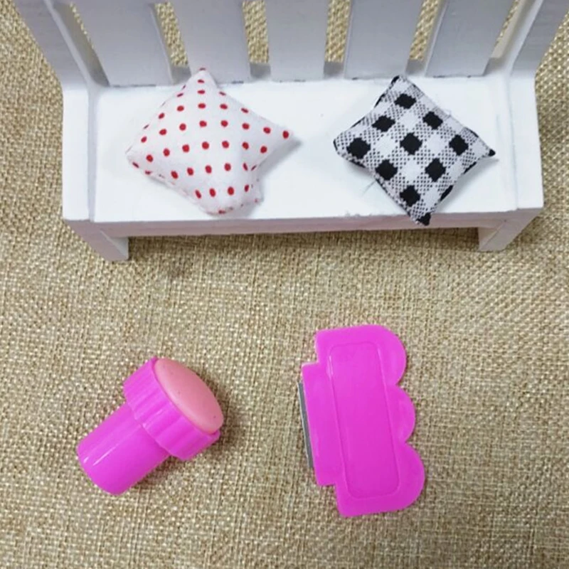 2017 Симпатичные 1 шт. круглый Дизайн ногтей штамп штамповка Таблички изображения