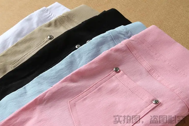 Размер S-4XL эластичные леггинсы Капри модные карандашные брюки распродажа