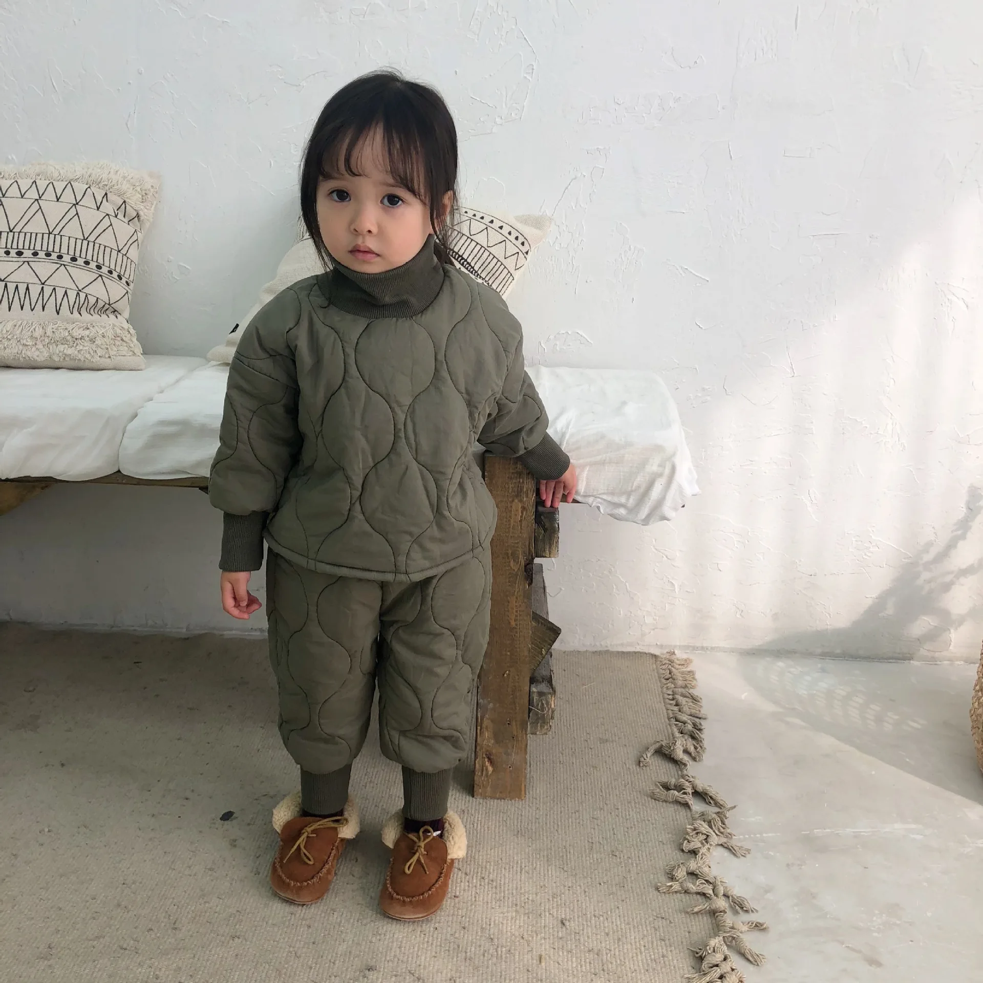 2019 Winter New Baby Clothes Children Velvet Warm Clothhing Set Toddler Outwear Boys and Girls Jacket Coats Girl | Детская одежда и