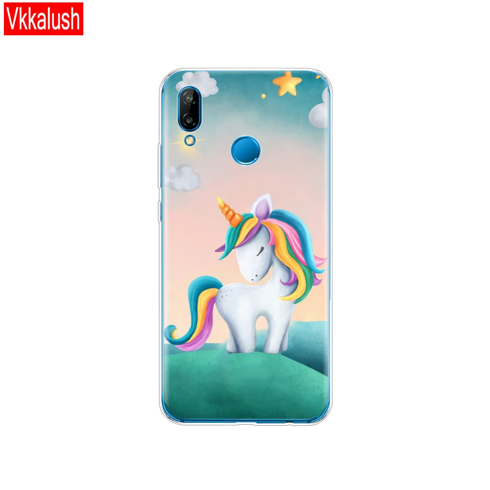 80007 Силиконовый чехол для 5,8" huawei P20 Lite huawei P20 Pro, чехол для huawei P 20, Защитная прозрачная задняя крышка для телефона - Цвет: 80007