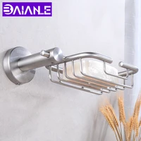 draining soap dish storage holder stainless steel bathroom soap holder shower wall mounted bathroom shelf soap dishes box basket