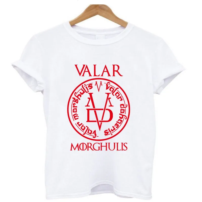 Valar Morghulis полосы термо-Стикеры для одежды на одежде Игра престолов железо на переводах для одежды термочувствительные нашивки полоса