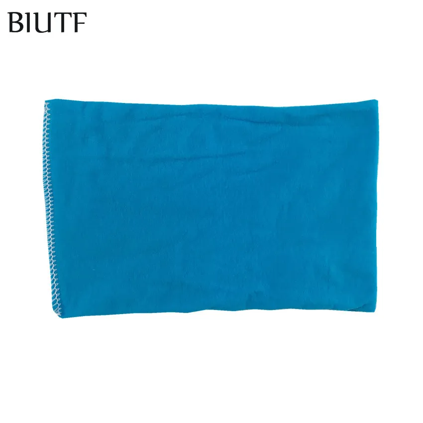 2-blue 50 шт./лот, детская чалма, закрывающая уши, мягкая широкая нейлоновая повязка на голову, крепкая эластичная повязка на голову, головной убор для девочек, аксессуары, сделай сам, бутик HB096 - Цвет: 2-blue