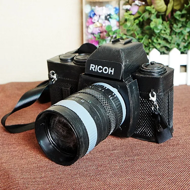 Ручная работа металлическая Ретро модель старая ретро камеры реквизит 127224