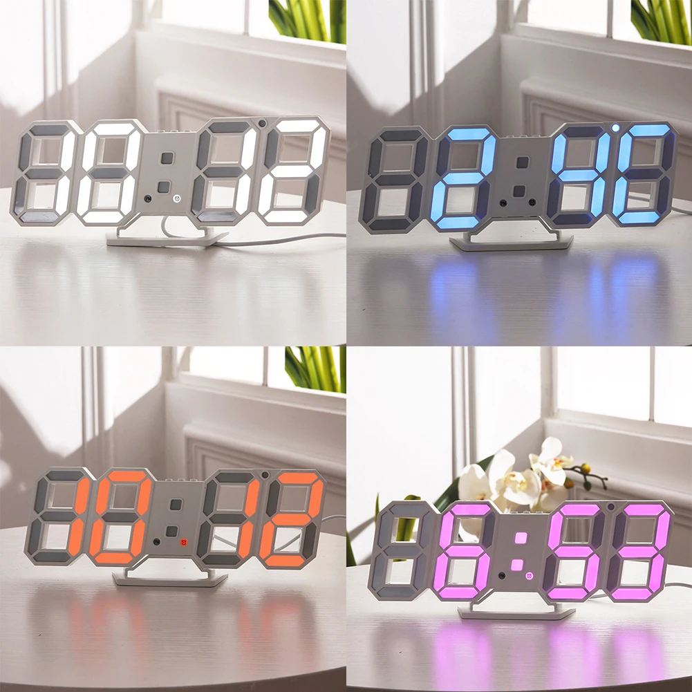 Стол современный Будильник украшения дома стены электронный цифровой будильник