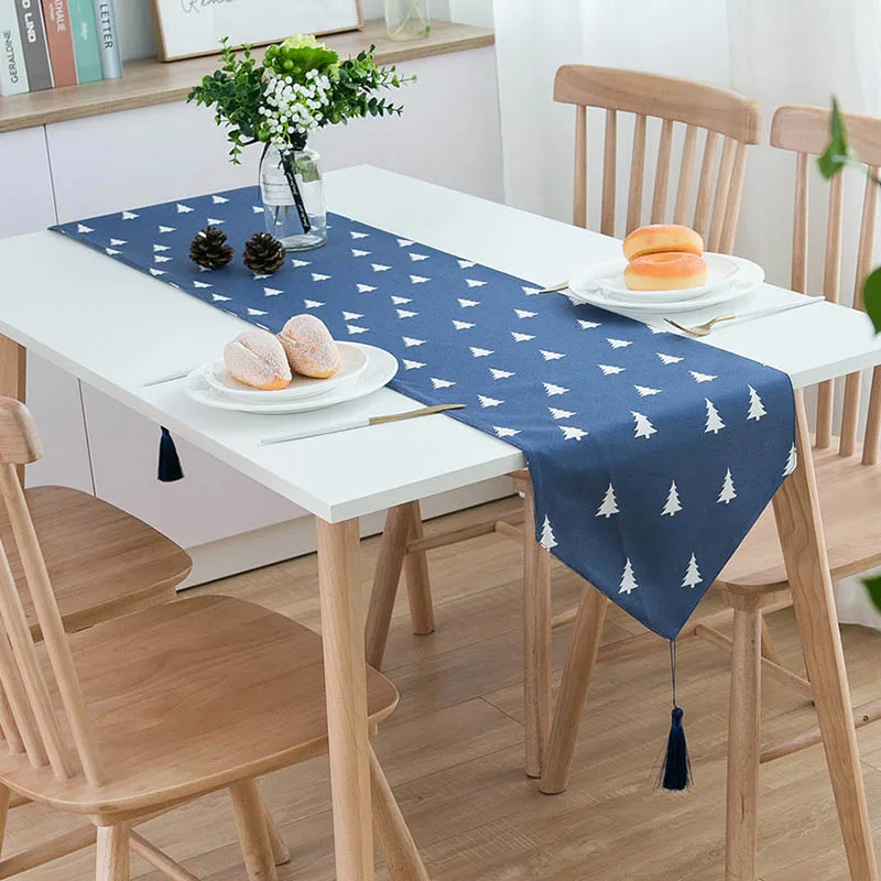 Настольная дорожка из хлопка и льна постельное белье для гостиницы курорта в