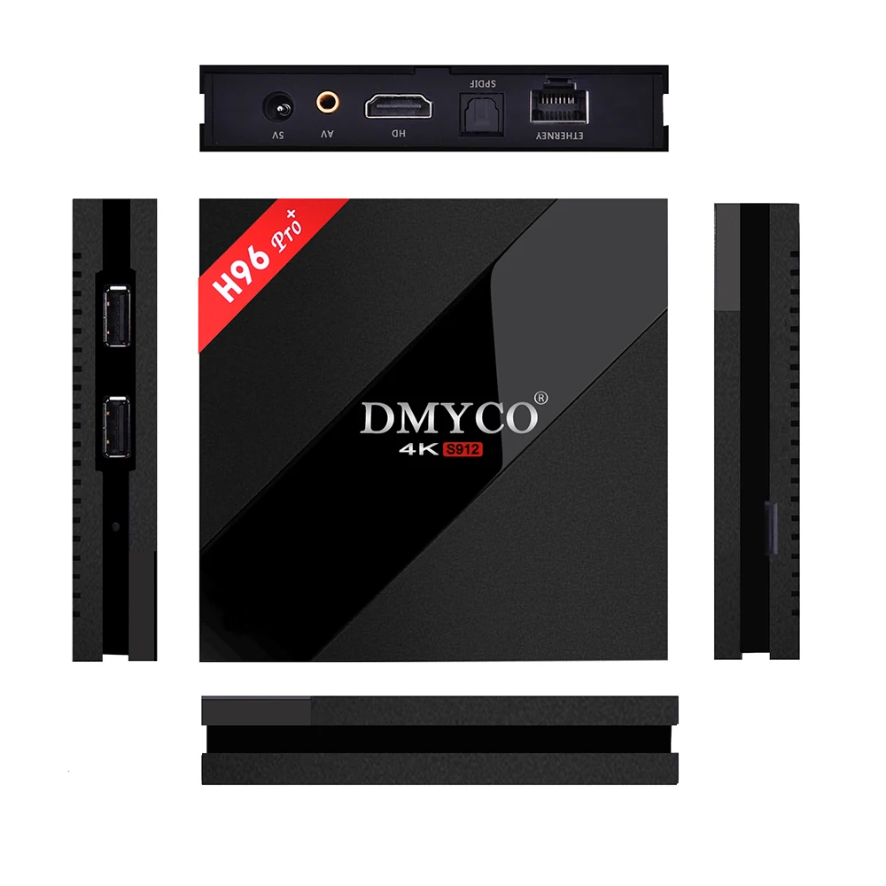 Android 7 1 H96 Pro Plus + ТВ Box Amlogic S912 64bit Smart коробка Octa Core 3g Оперативная память 32G Встроенная