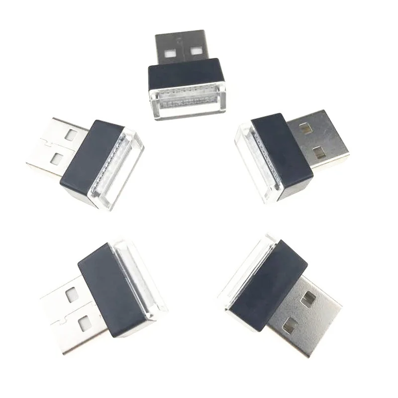 USB мини светодиодный ночник для салона автомобиля Нижняя лампа Ford Focus Fusion Escort Kuga