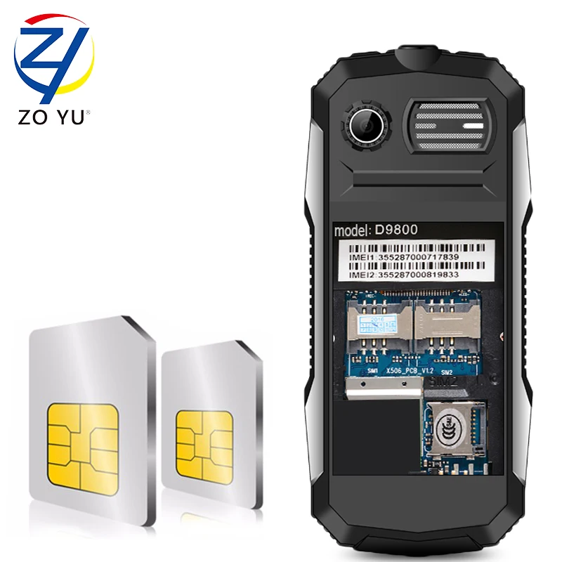 ZOYU D9800 мобильный телефон бизнес открытый для старшего телефона 3800 внешний