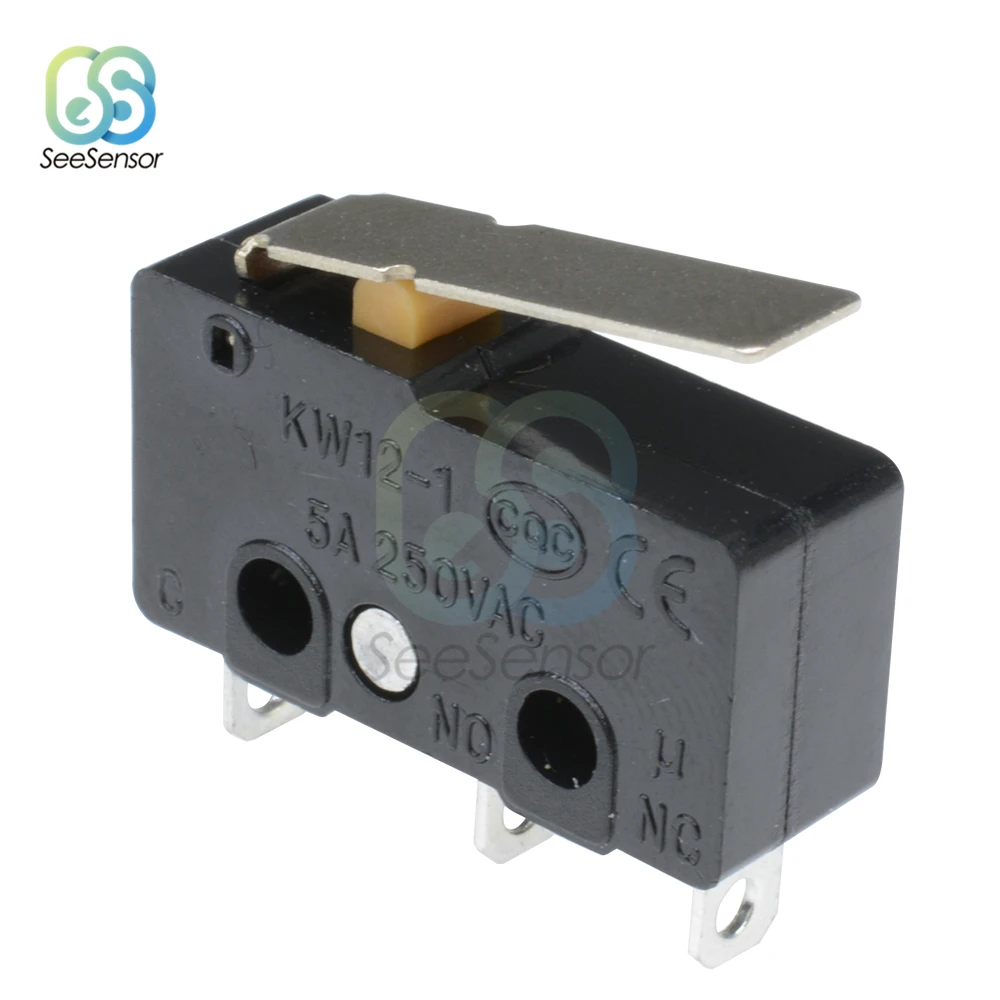 10 шт. концевой выключатель 3Pin N/O N/C 5A 250VAC KW11-3Z микропереключатель