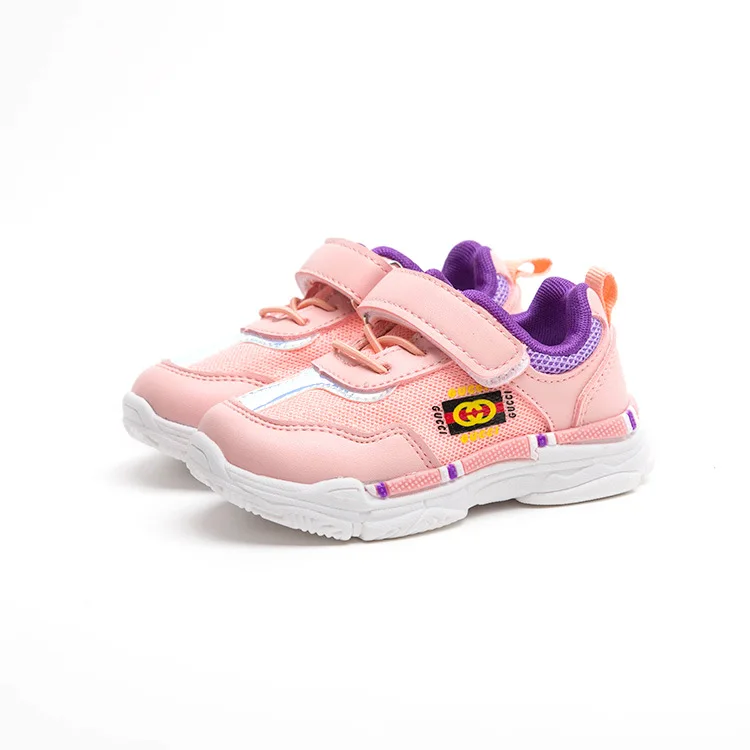 Новая Осенняя модная одежда для мальчиков спортивная обувь девочек удобные