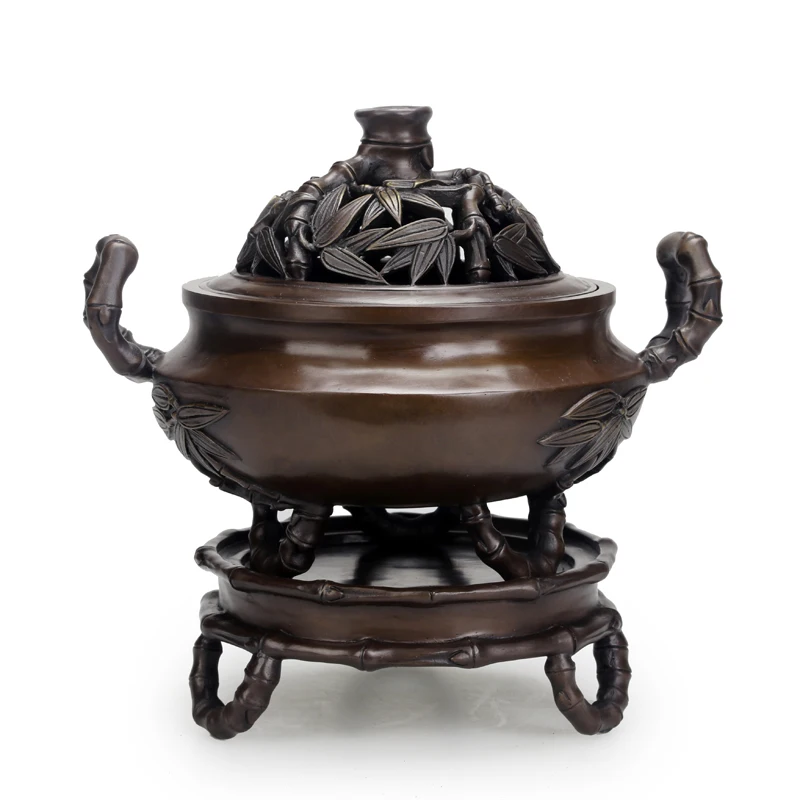 Бронзовая курильница плита меди ароматерапия благовония Будда деятельности