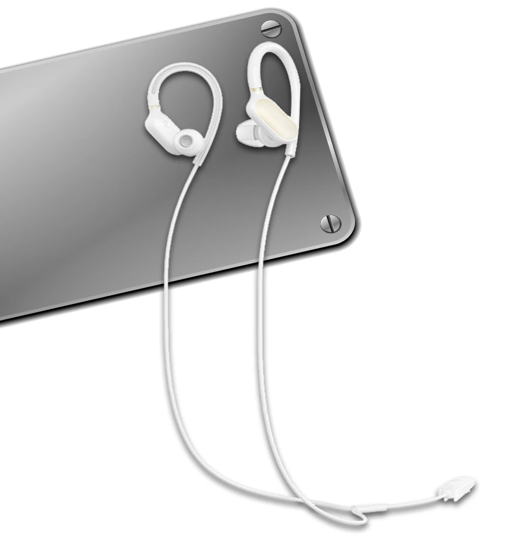 Xiaomi mi спортивные Bluetooth наушники mi ni версия беспроводной ушной крючок Музыка гарнитура наушники водонепроницаемый с mi c