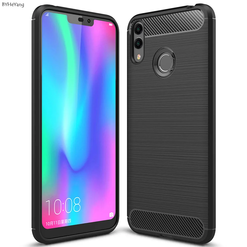 BYHeYang For Huawei Honor V30 Pro Case Cover Brushed texture Soft TPU Silicone PU Leather Back 8 C | Мобильные телефоны и