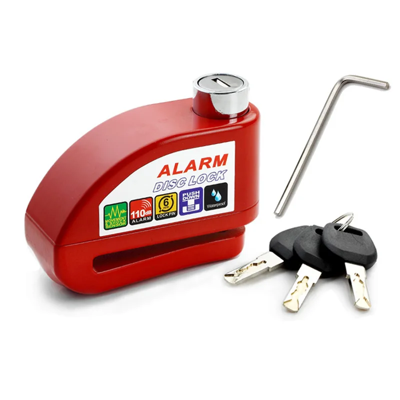 NEW free shipping bike alarm lock safety waterproof motorcycle brake disc | Автомобили и мотоциклы