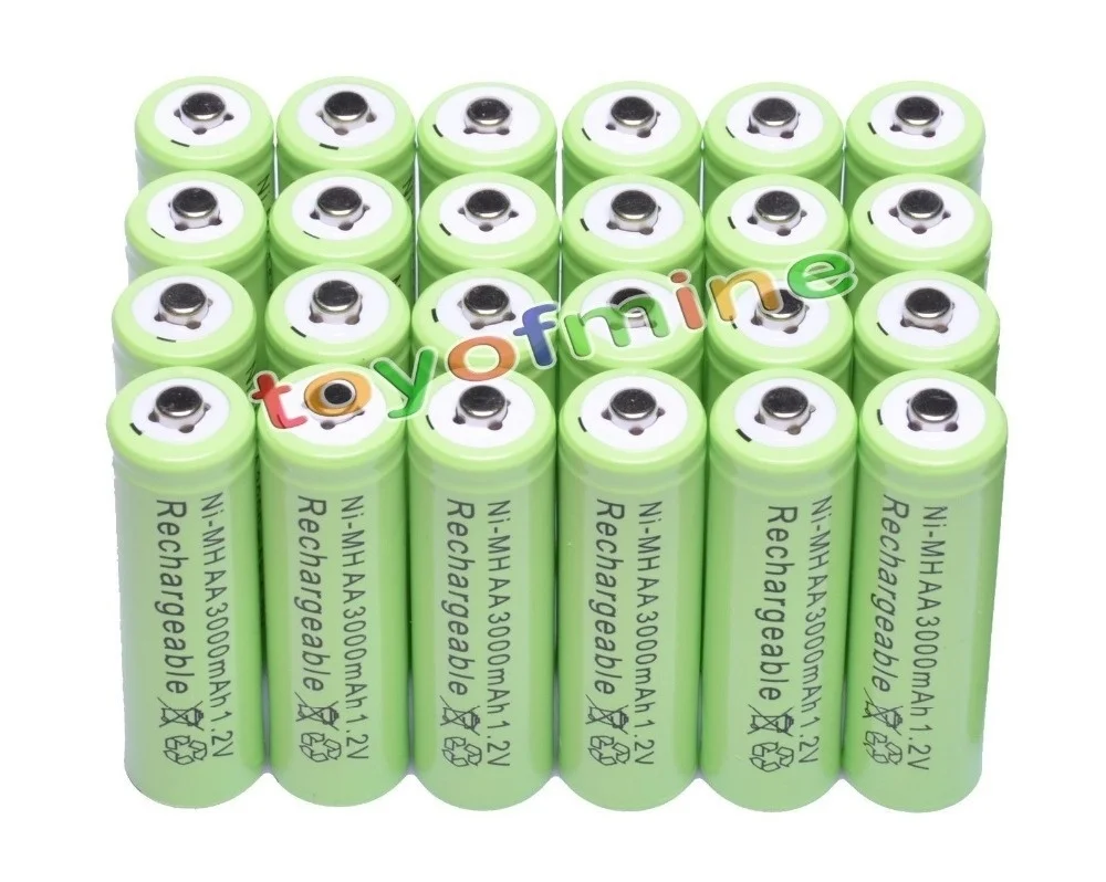 

14500 Rechargeable Battery AA 3000mAh 1.2V NI-MH LED Toys Player Toys Recycling Batteries Mix Colors GTL EvreFire