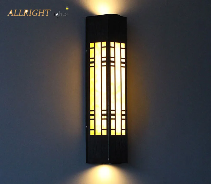 

European style for outdoor gate IP65 waterproof non-stain marble wall mounted lamp for park garden gate