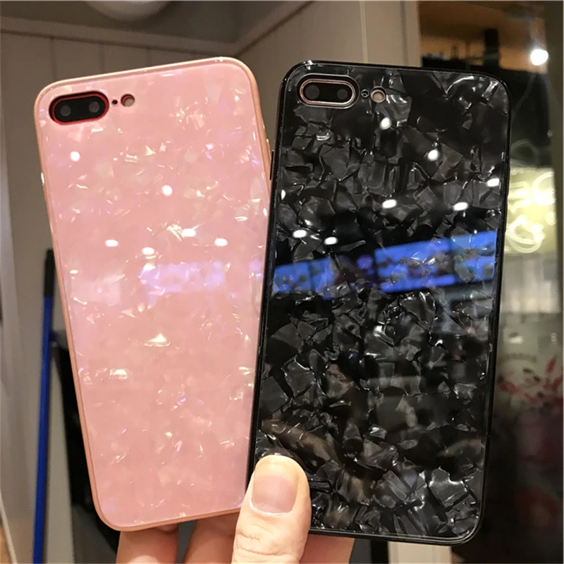 Чехол из закаленного стекла для Xiaomi mi 6x A2 miA1 Dream Shell блестящий чехол 5x A1 mi6x Мягкий