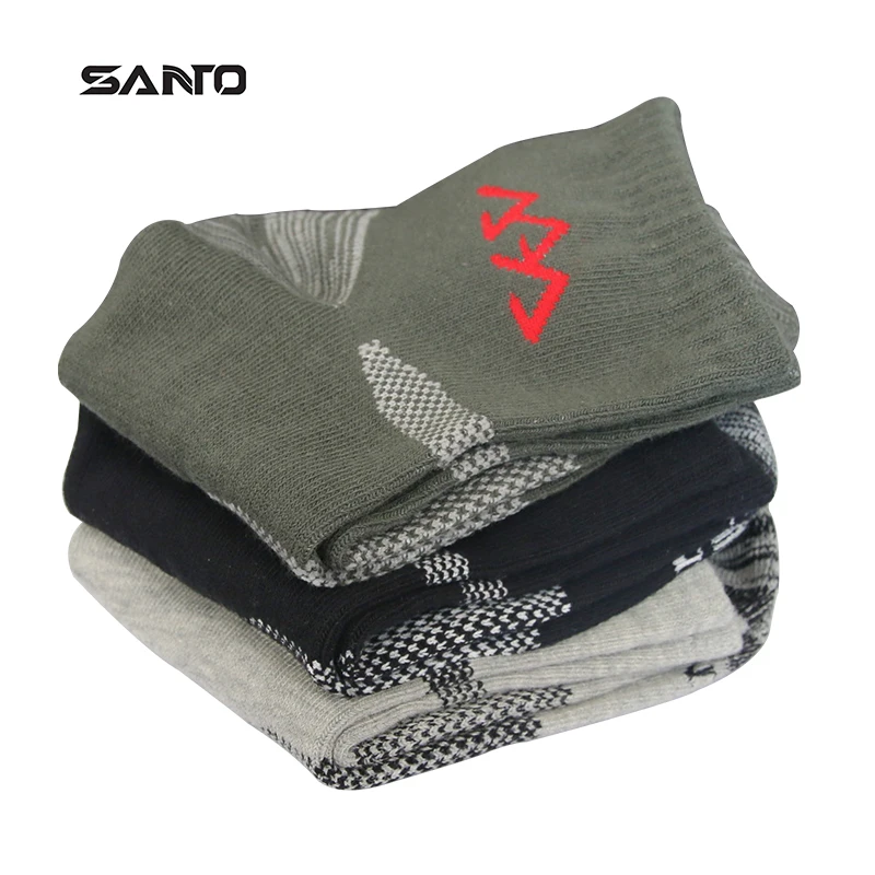 SANTO 1 пара S002 спортивные мужские хлопковые носки для велоспорта спиннинга