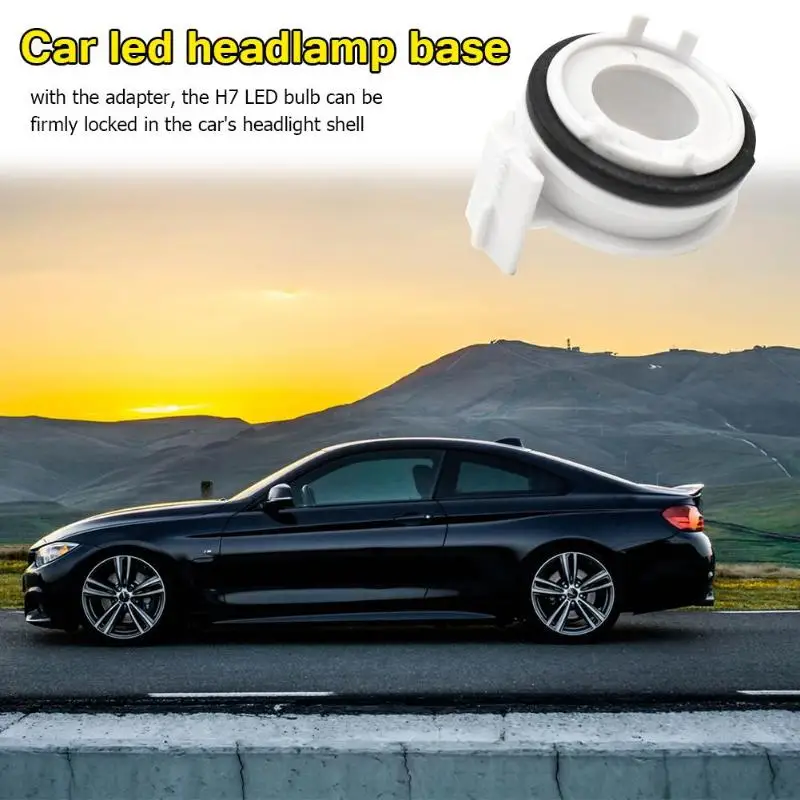 2 шт. H7 светодиодный светильник с головкой Цоколь для BMW 320/318i/E65/E90/3 серии сменный