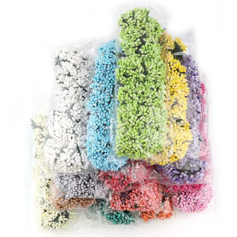 12 шт. stamen sugar Искусственные цветы ручной работы свадебные украшения diy ВЕНОК