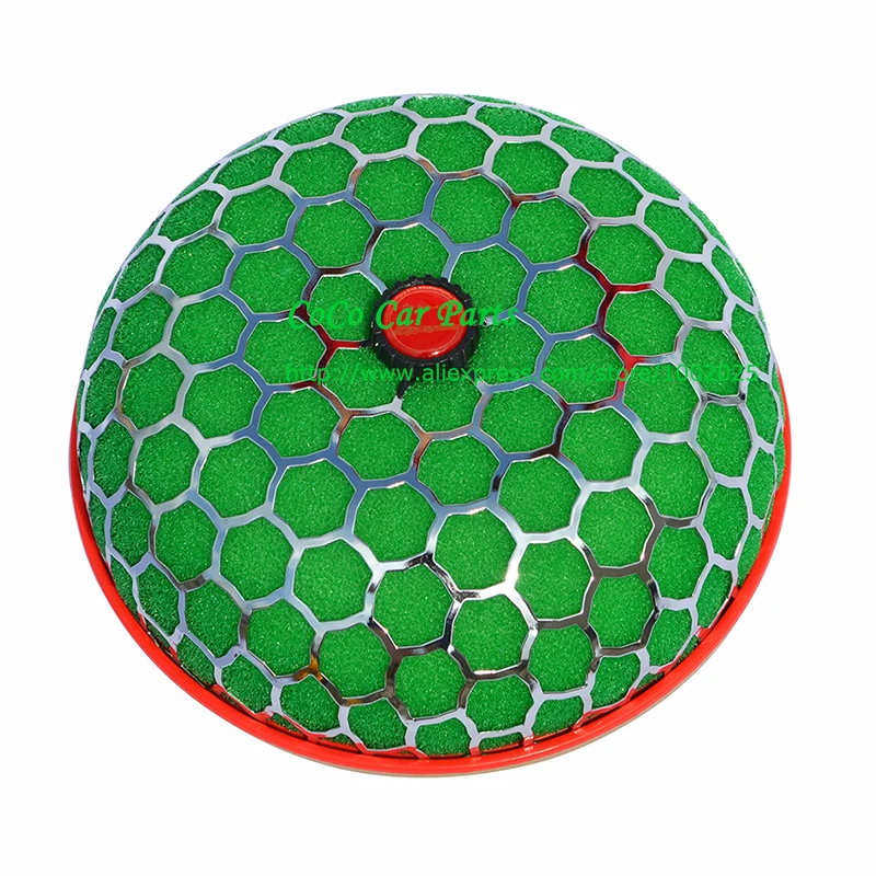 80 мм зеленый воздушный фильтр грибок 3 слойный Высокопроизводительный для