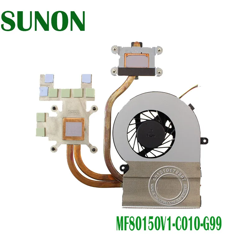 Подлинная для TOSHIBA X70 серии радиатор с охлаждающими вентиляторами SUNON MF80150V1 C010 G99