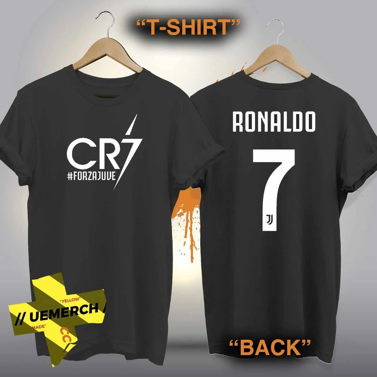 Криштиану Роналду CR7 Forza новая футболка хлопок 100% крутая Повседневная с гордостью