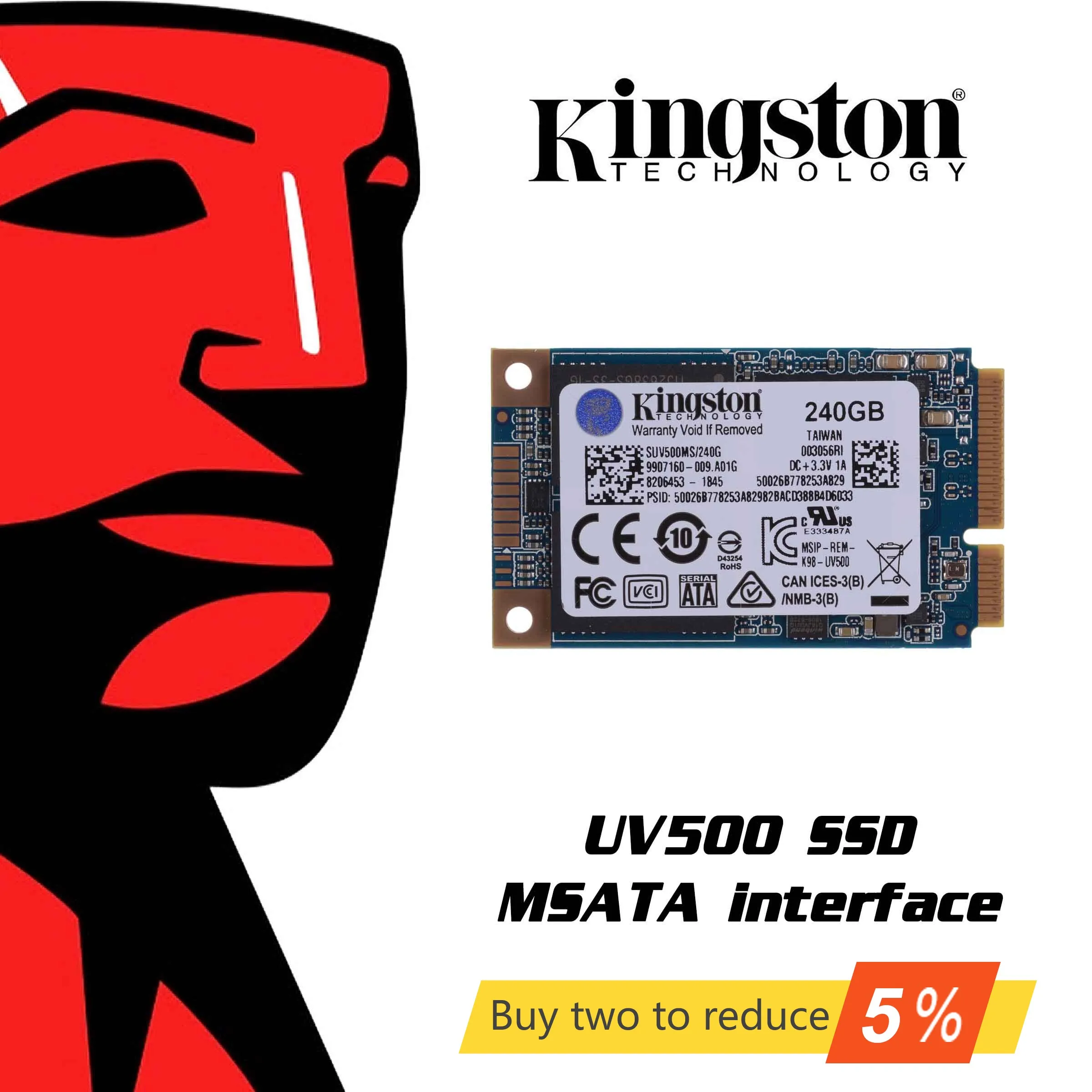 

Original Kingston UV500 SSD 120GB 240GB hdd 480GB 1.92tb mSATA Internal Solid State Drive Hard Disk HD SSD For laptop