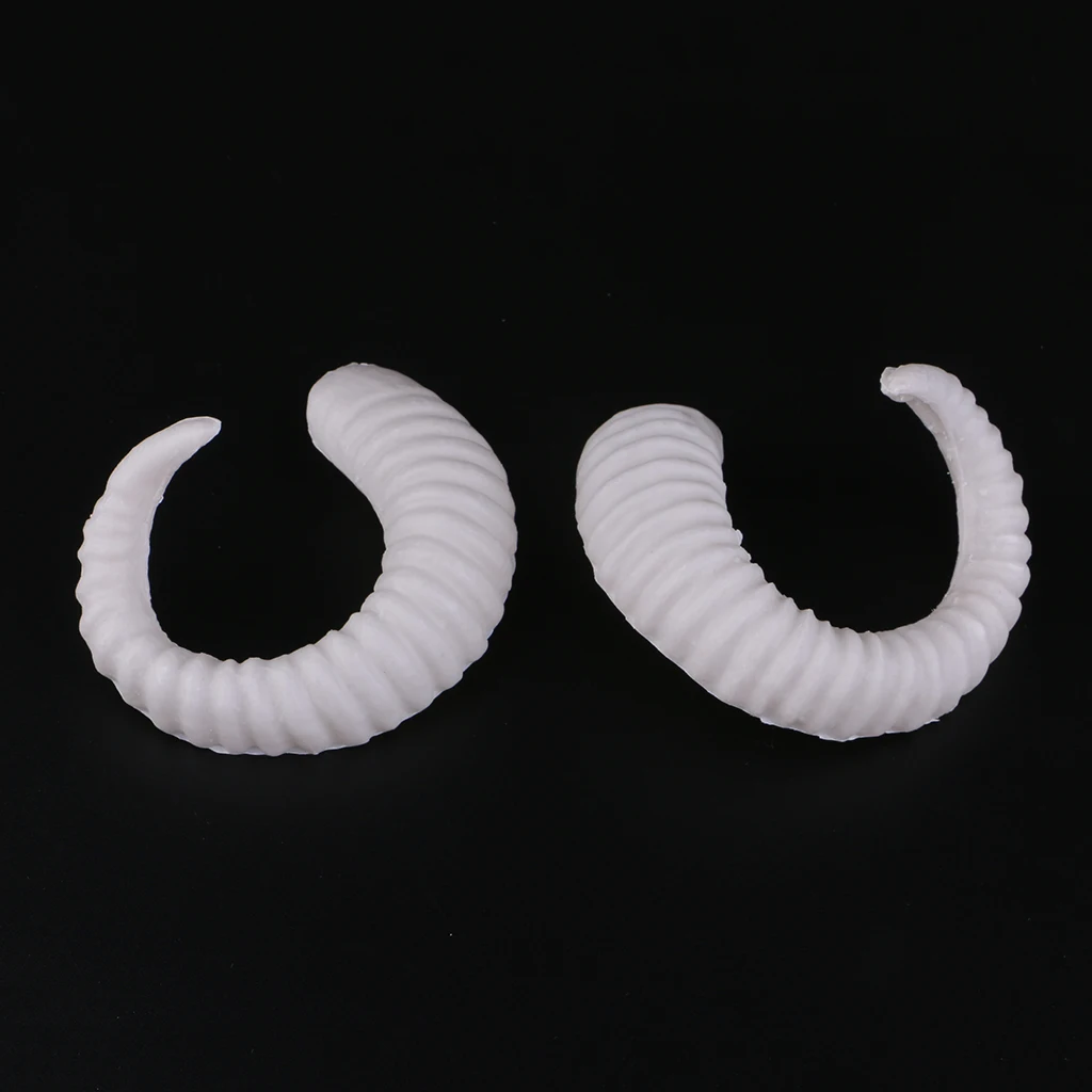 

Artificial Ram Horns Costume Accessories for DIY Gothic Hair Headband Hoop C