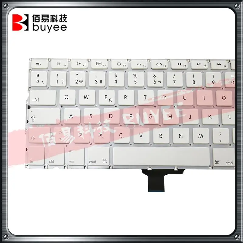 Original A1342 White Spanish Layout Keyboard For Macbook Air 13 Inch ES Spain Keyboards Language | Компьютеры и офис