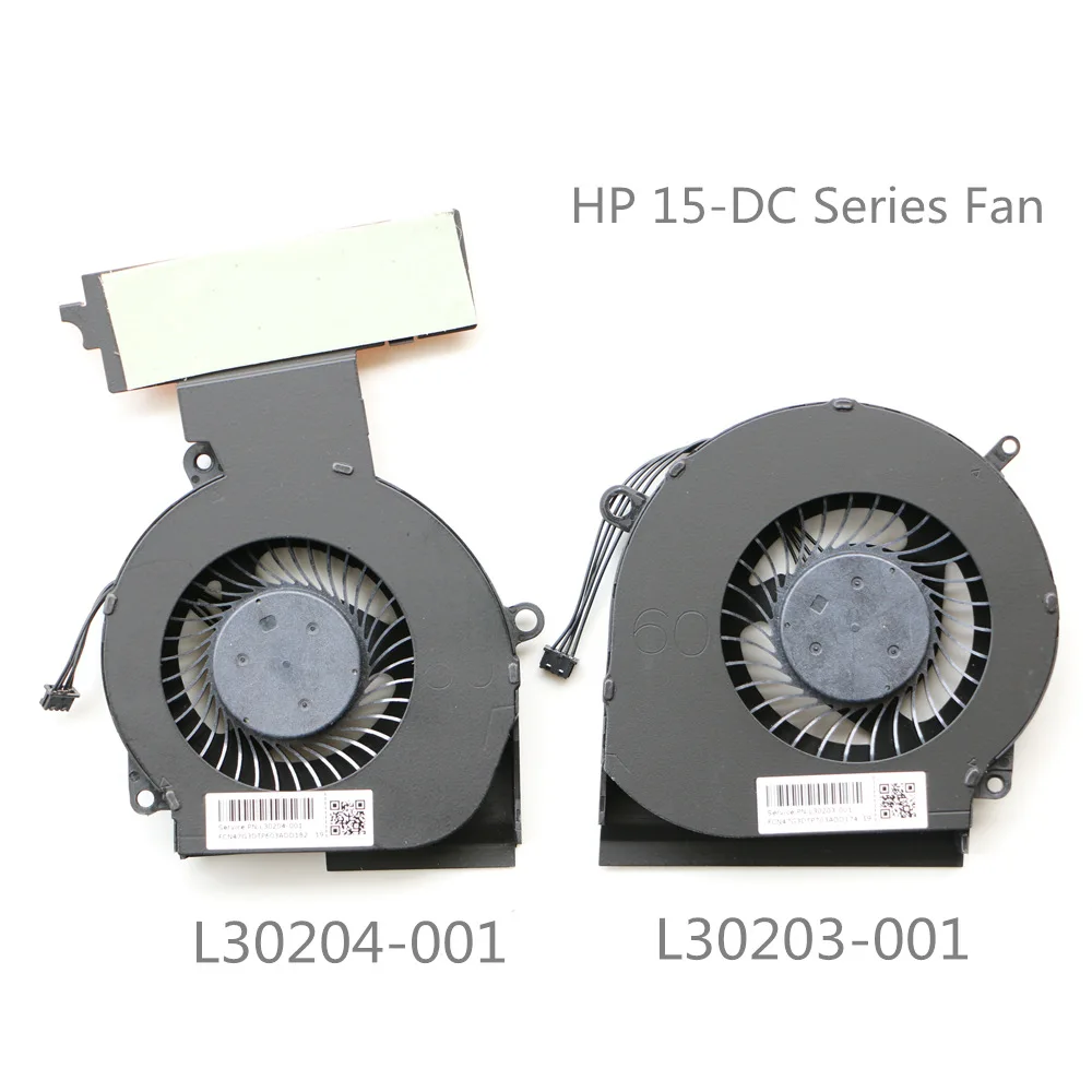 Вентилятор для ноутбука hp двумя способами; женские 15-DC 15-DC0013TX 15-DC0004TX 15-DC0005TX 15-DC0011TX 15-DC0153TX Cpu охлаждающий вентилятор L30203-001 L30204-001